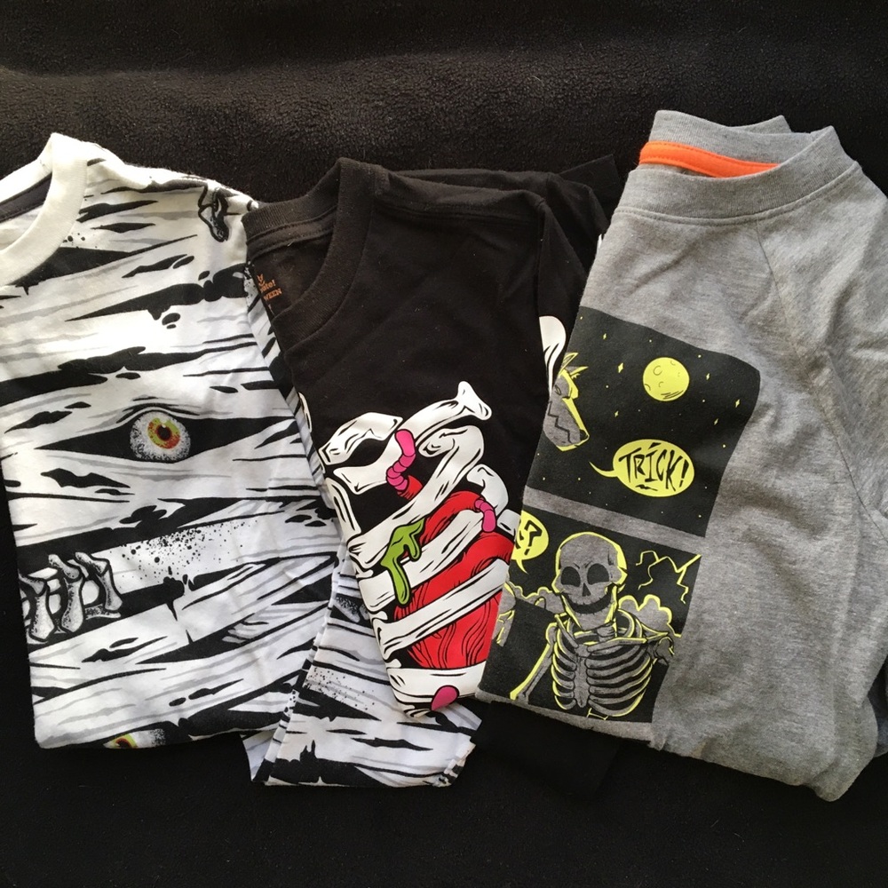 Halloween long sleeve tee bundle size 6